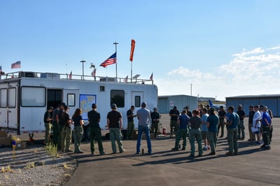 Aviation Crews Receive Briefing