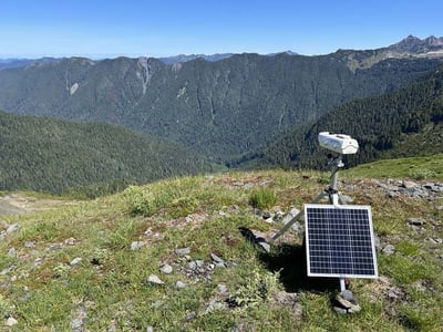 Remote Camera to Observe Mt Tom Creek Fire