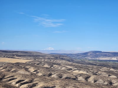 Aerial view of Tule Road Fire
