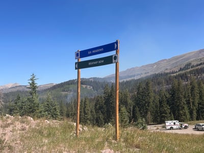 Eagle Point Ski Area Sign 7.9.26