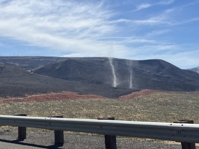 Roza Fire Retardant Line with Dust Devils