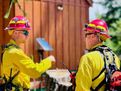 A typical Meeting near the Fireline