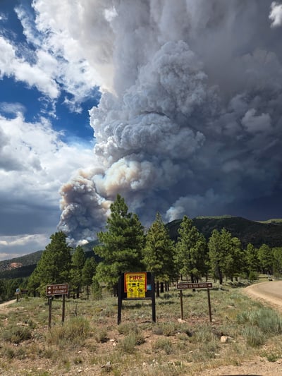 Fire activity on 7/6